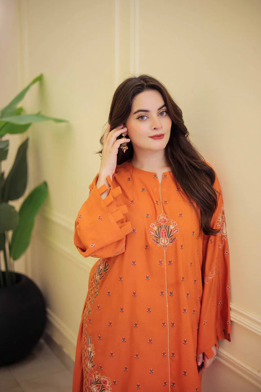 Embroidered Olaaa 2pc Farshi - Stitch Outfit