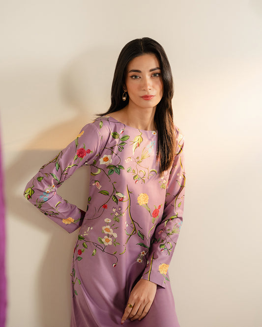 Silk Digital Print 3-Piece Suit - Stitch Outfit