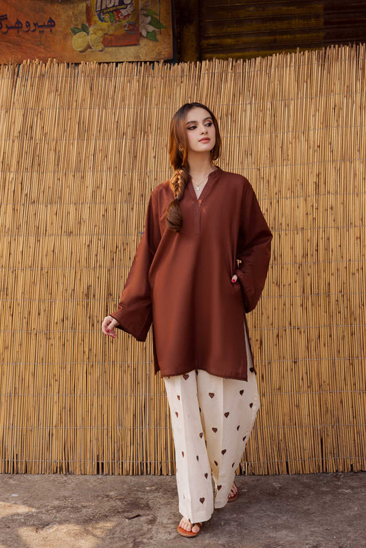 Shirt with Embroidered Trouser - Stitch Outfit