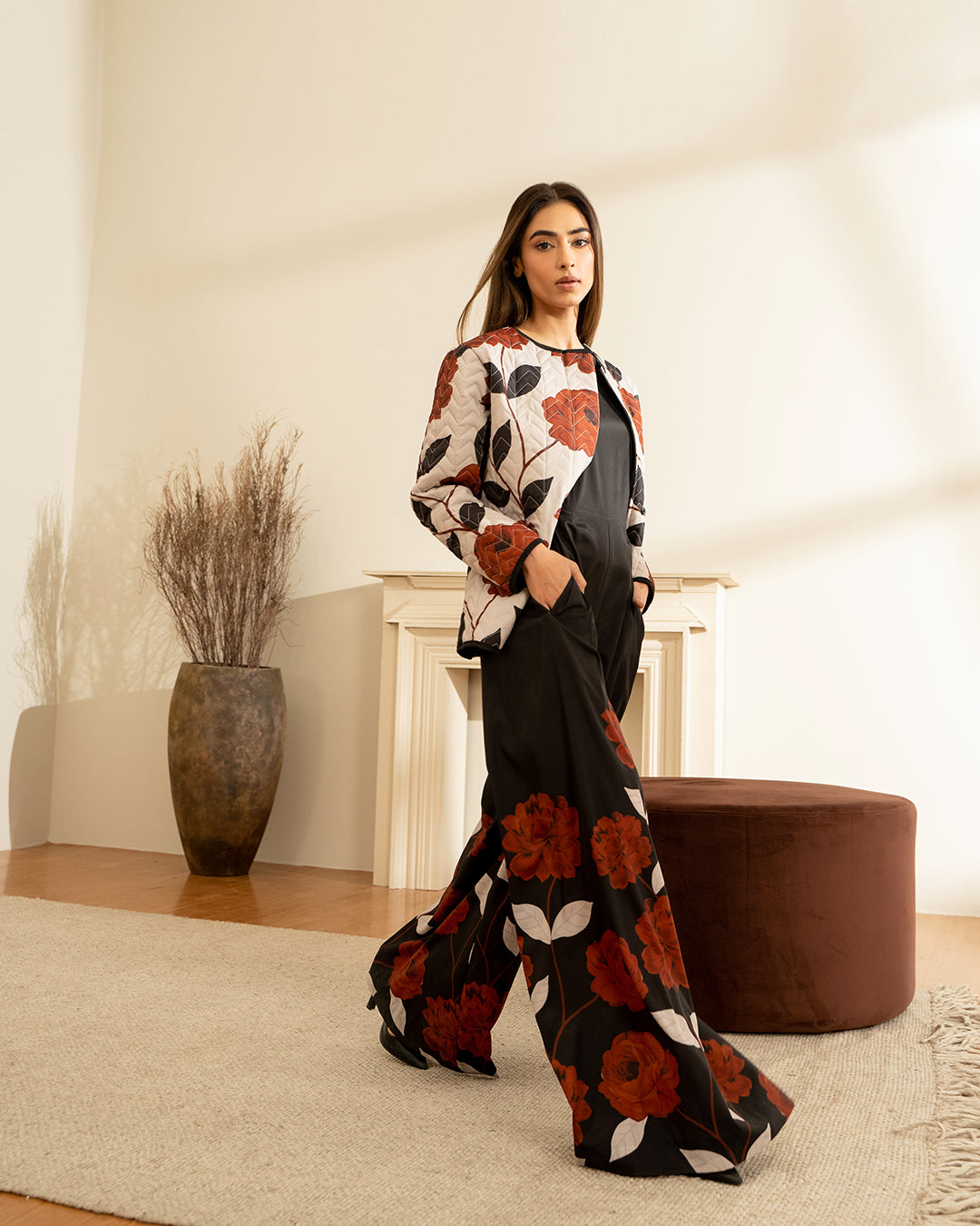 Silk Palazzo Suit - Stitch Outfit