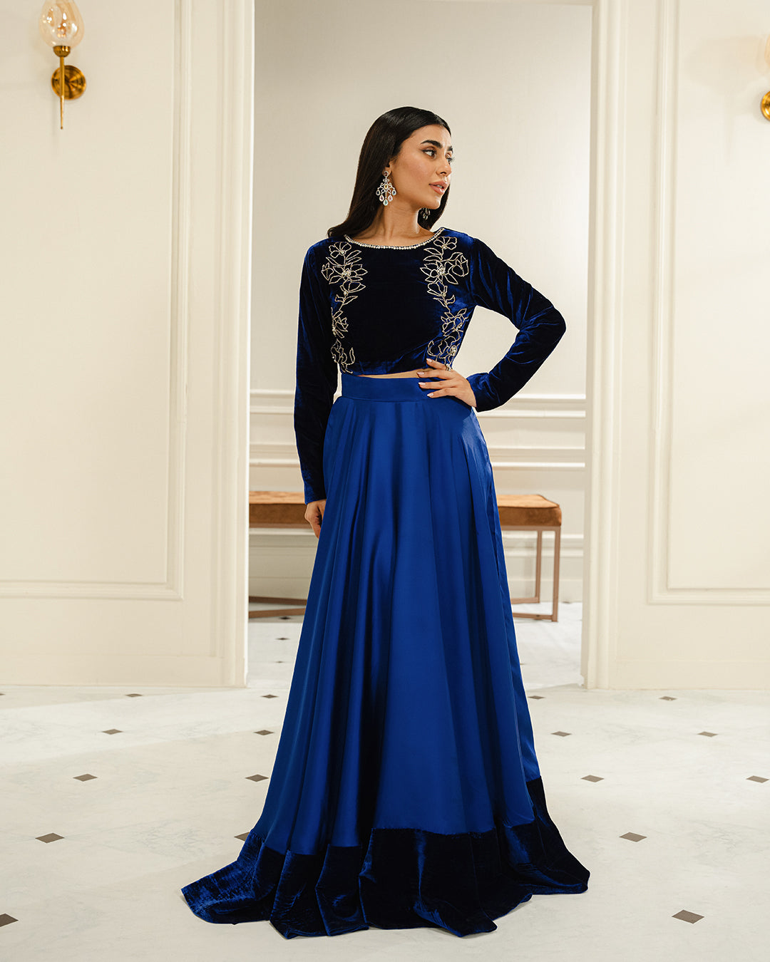 Silk Festive Gharara Set - Stitch Outfit
