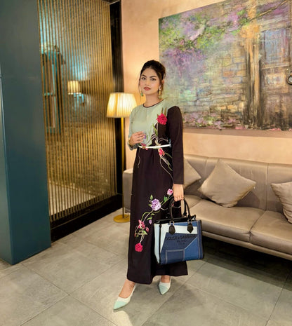 Silk Printed Suit - Stitch Outfit