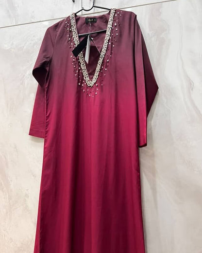 Silk Embroidered Dupatta Set - Stitch Outfit