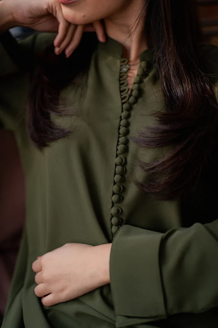Olive Green 2-Piece Set - Stitch Outfit
