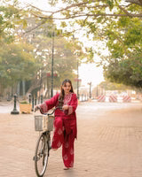 SADAF SET ( FARSHI SHALWAR )