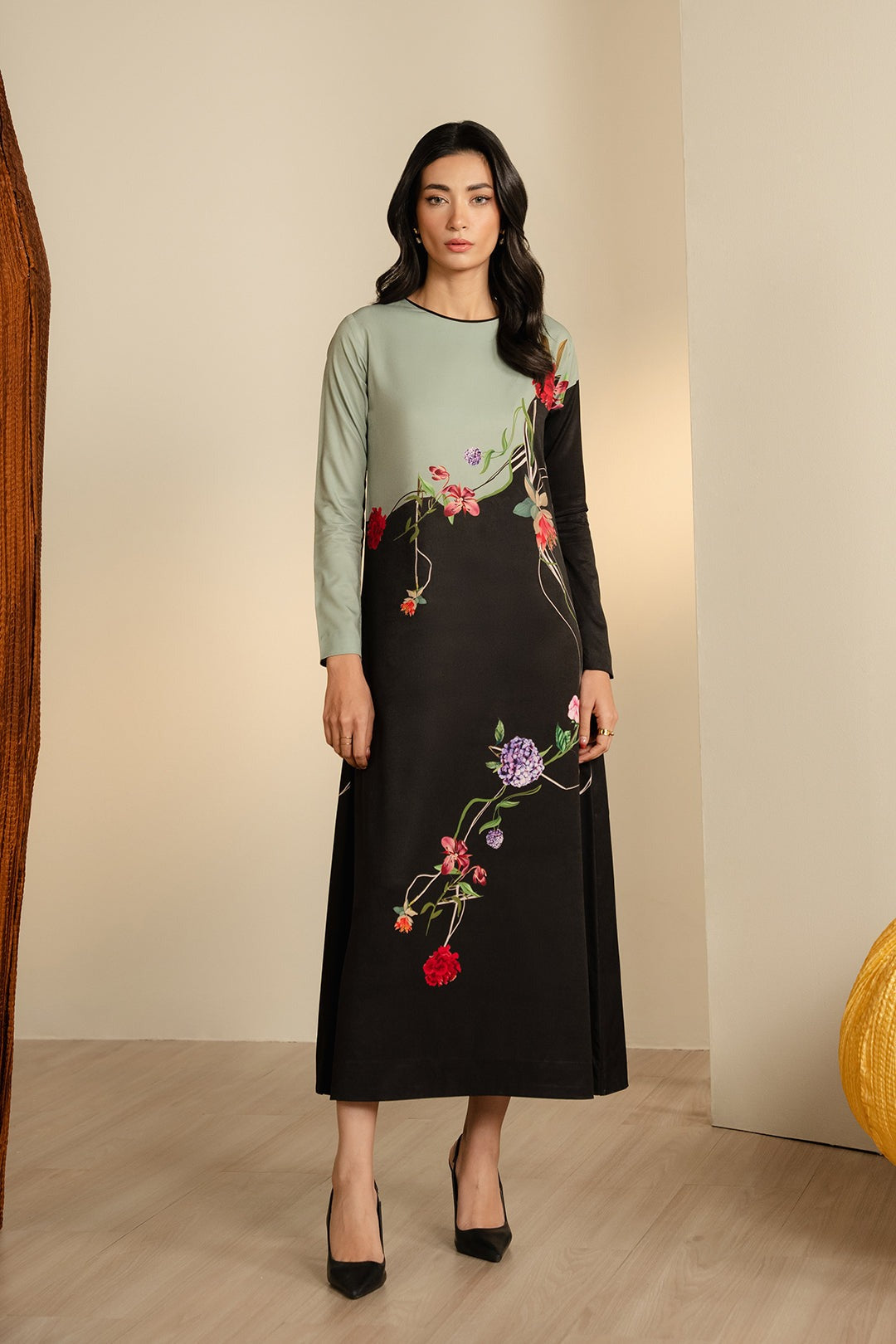 Silk Printed Suit - Stitch Outfit