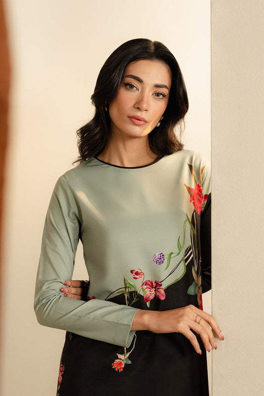 Silk Printed Suit - Stitch Outfit
