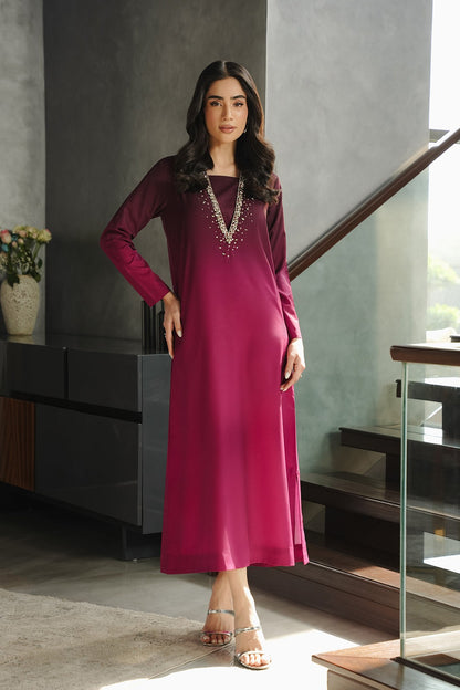 Silk Embroidered Dupatta Set - Stitch Outfit