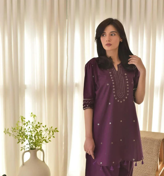 Winter Purple Aura 3-Piece Suit - Stitch Outfit