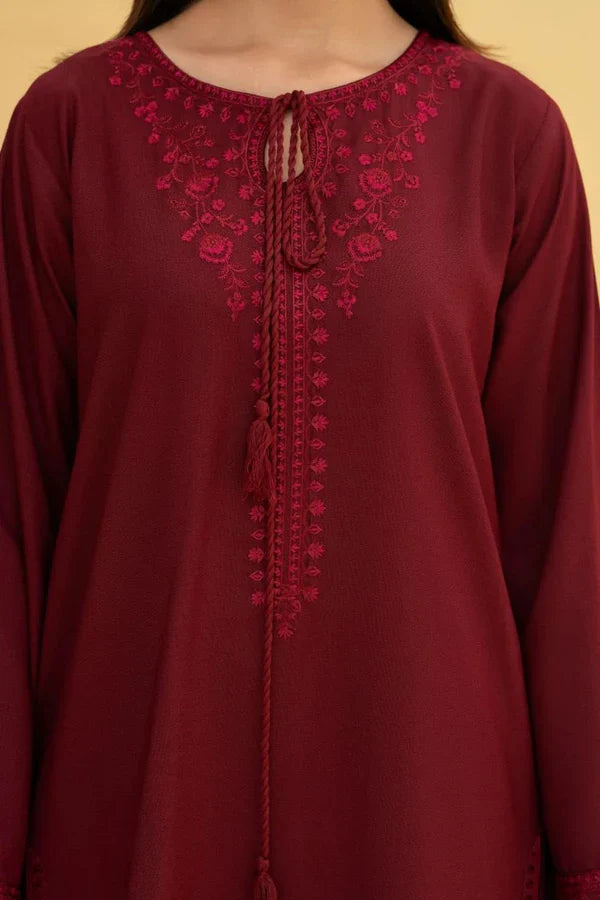 Meherza 3-Piece Suit Shawal & Farshi Shalwar - Stitch Outfit