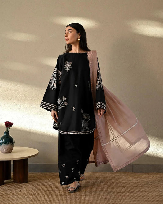 Zaib Luxury Co-ord 2-Piece Set — Farshi Shalwar - Stitch Outfit