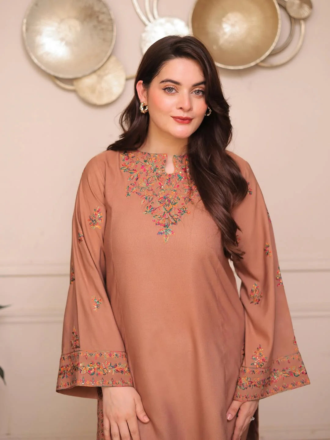 Fefa Brown 2-Piece Suit - Stitch Outfit