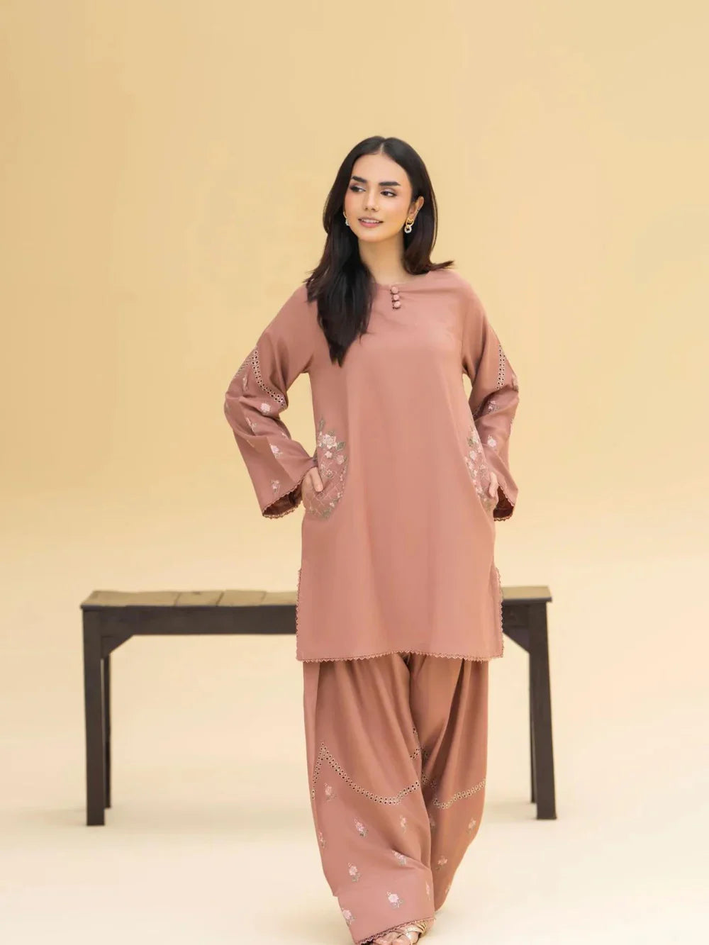 Eshal Pocket 2-Piece Set - Stitch Outfit
