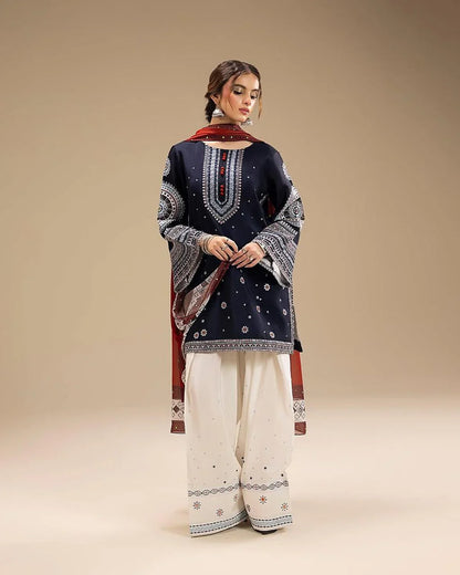 Rangraiz Embroidered 3-Piece Suit - Stitch Outfit