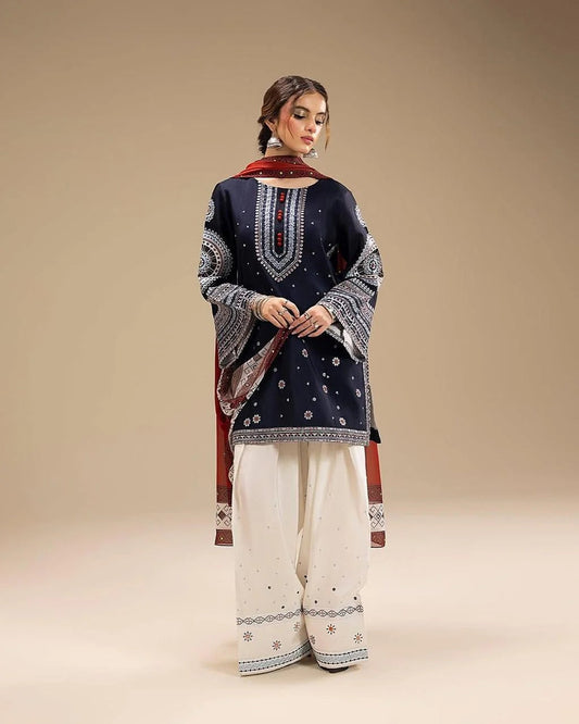 Rangraiz Embroidered 3-Piece Suit - Stitch Outfit