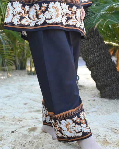 Palm Digital Print Cord Set - Stitch Outfit