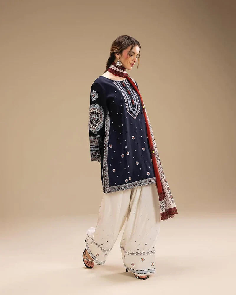 Rangraiz Embroidered 3-Piece Suit - Stitch Outfit