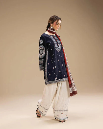 Rangraiz Embroidered 3-Piece Suit - Stitch Outfit