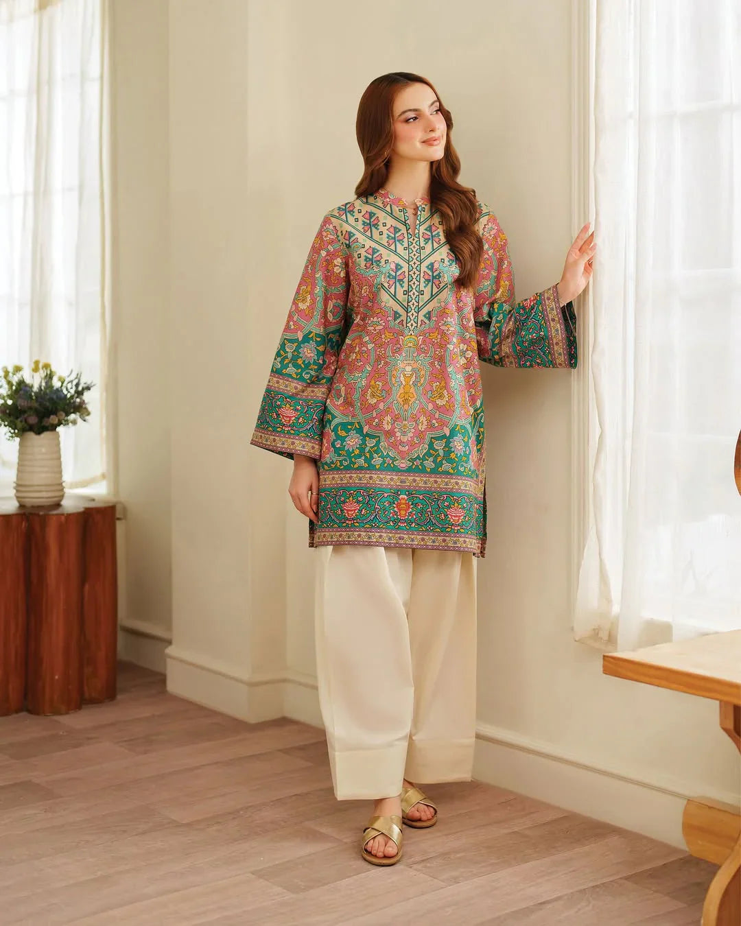 Mishal Cord Set Farshi Shalwar - Stitch Outfit