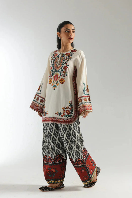 Gulistan Charm 2-Piece Lawn Suit — Floral Summer Edit - Stitch Outfit
