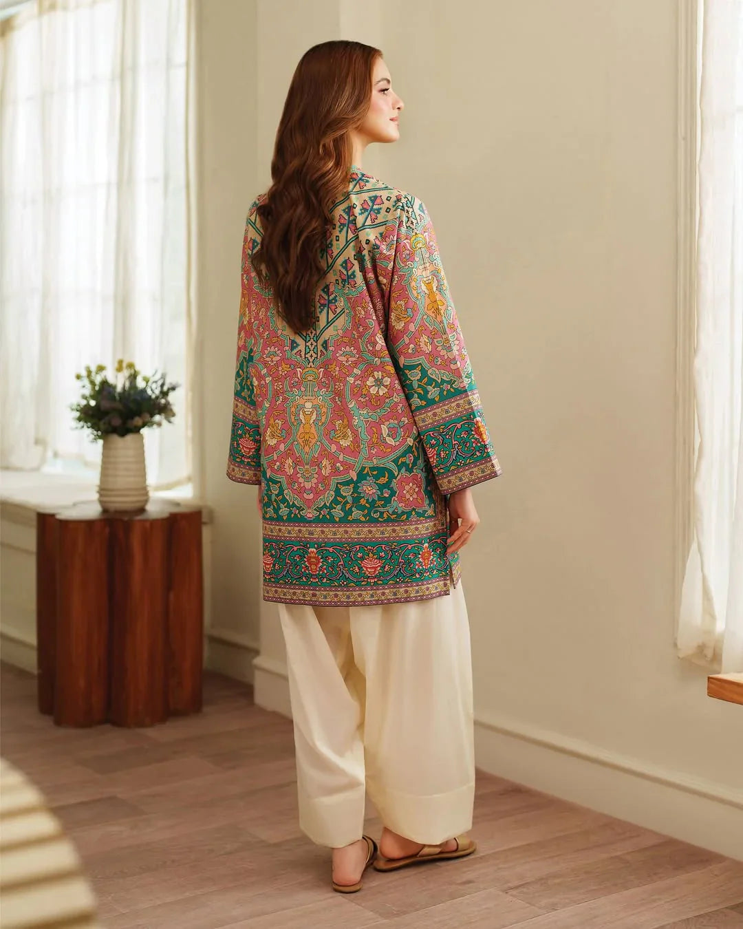 Mishal Cord Set Farshi Shalwar - Stitch Outfit