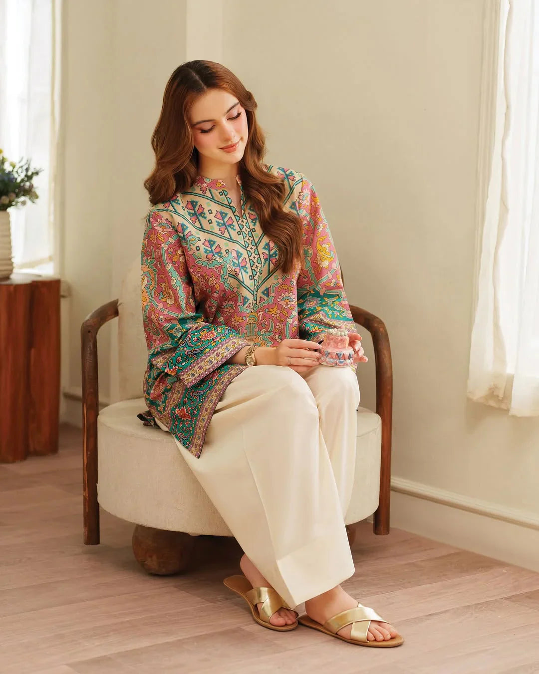 Mishal Cord Set Farshi Shalwar - Stitch Outfit