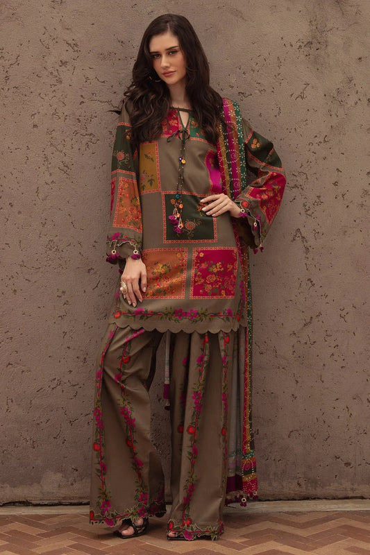 Sundoori Printed 3-Piece Suit - Stitch Outfit