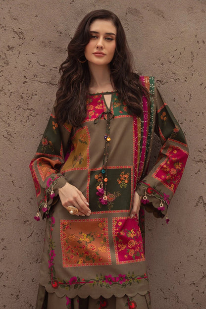Sundoori Printed 3-Piece Suit - Stitch Outfit