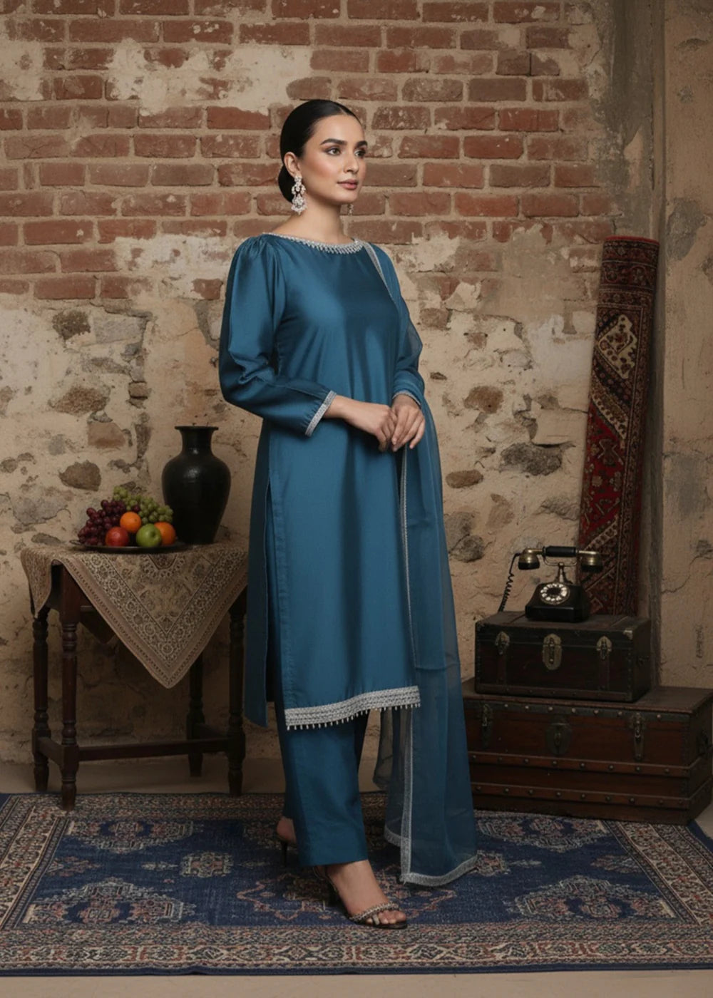 Organza Formal 3-Piece Suit - Stitch Outfit