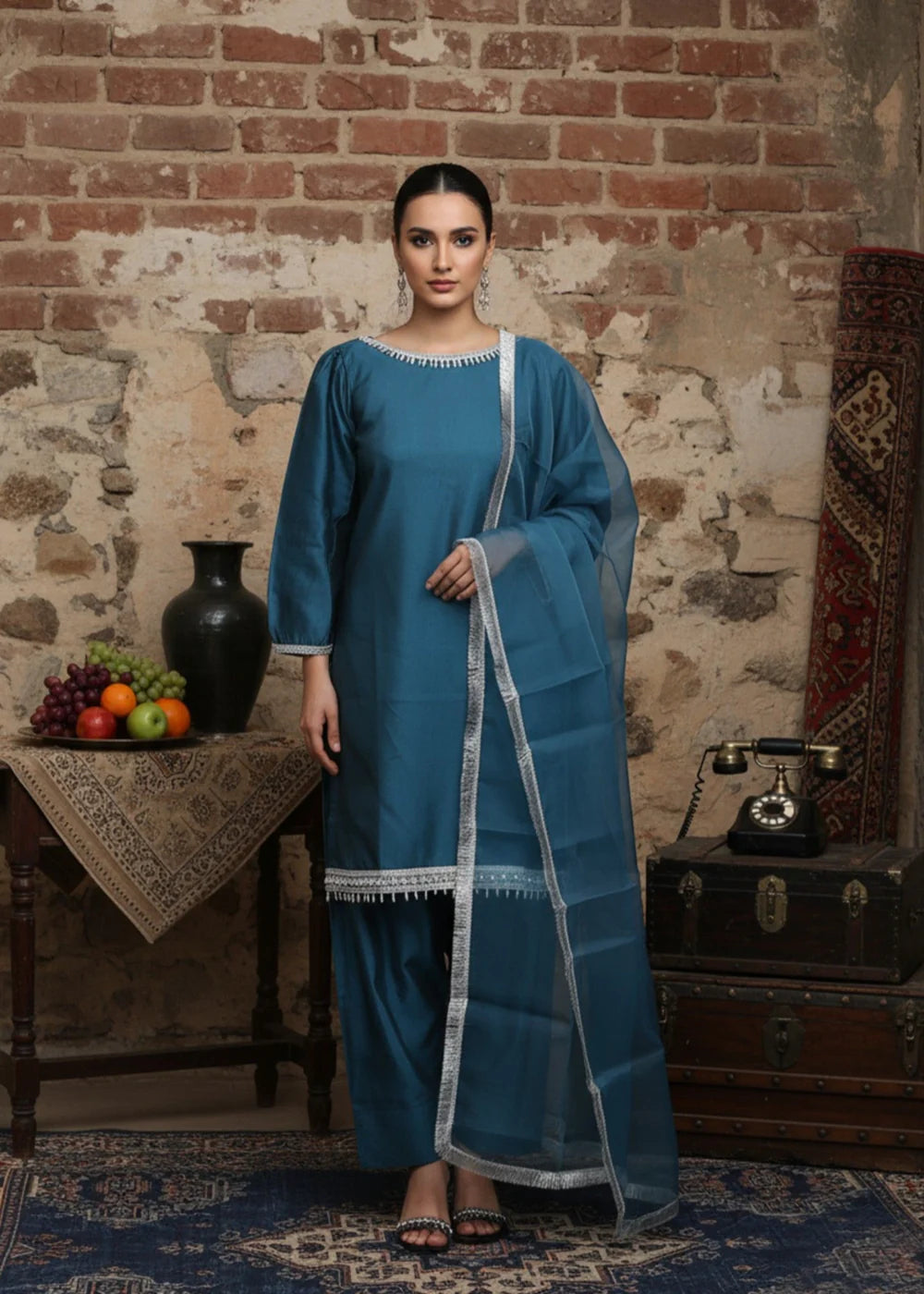 Organza Formal 3-Piece Suit - Stitch Outfit