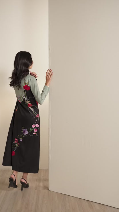 Silk Printed Suit