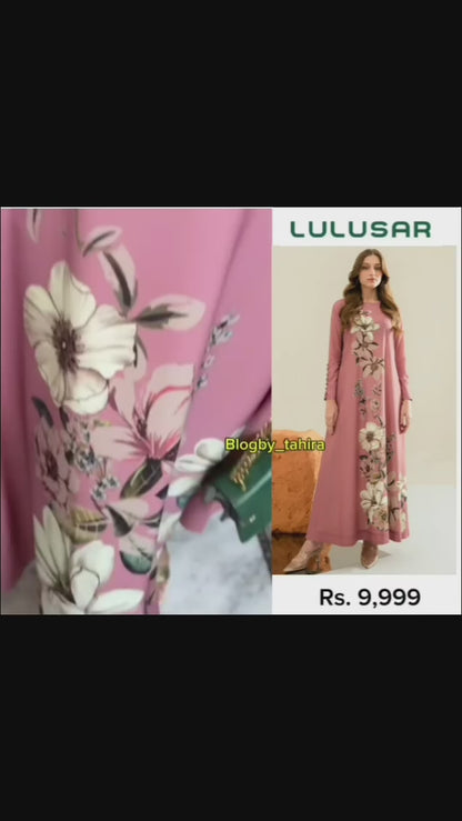 Silk Printed Suit
