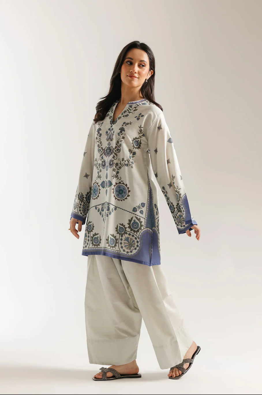 Misty Blue Kurta Set