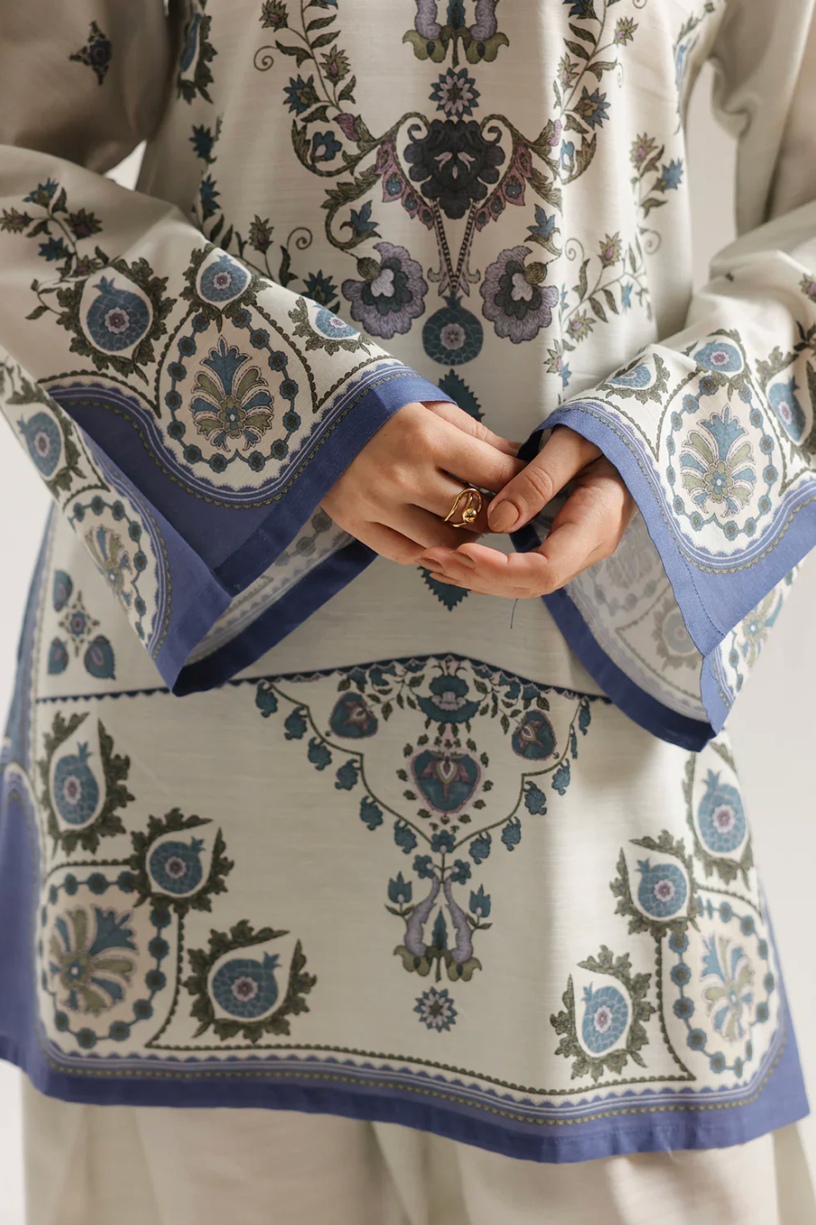 Misty Blue Kurta Set