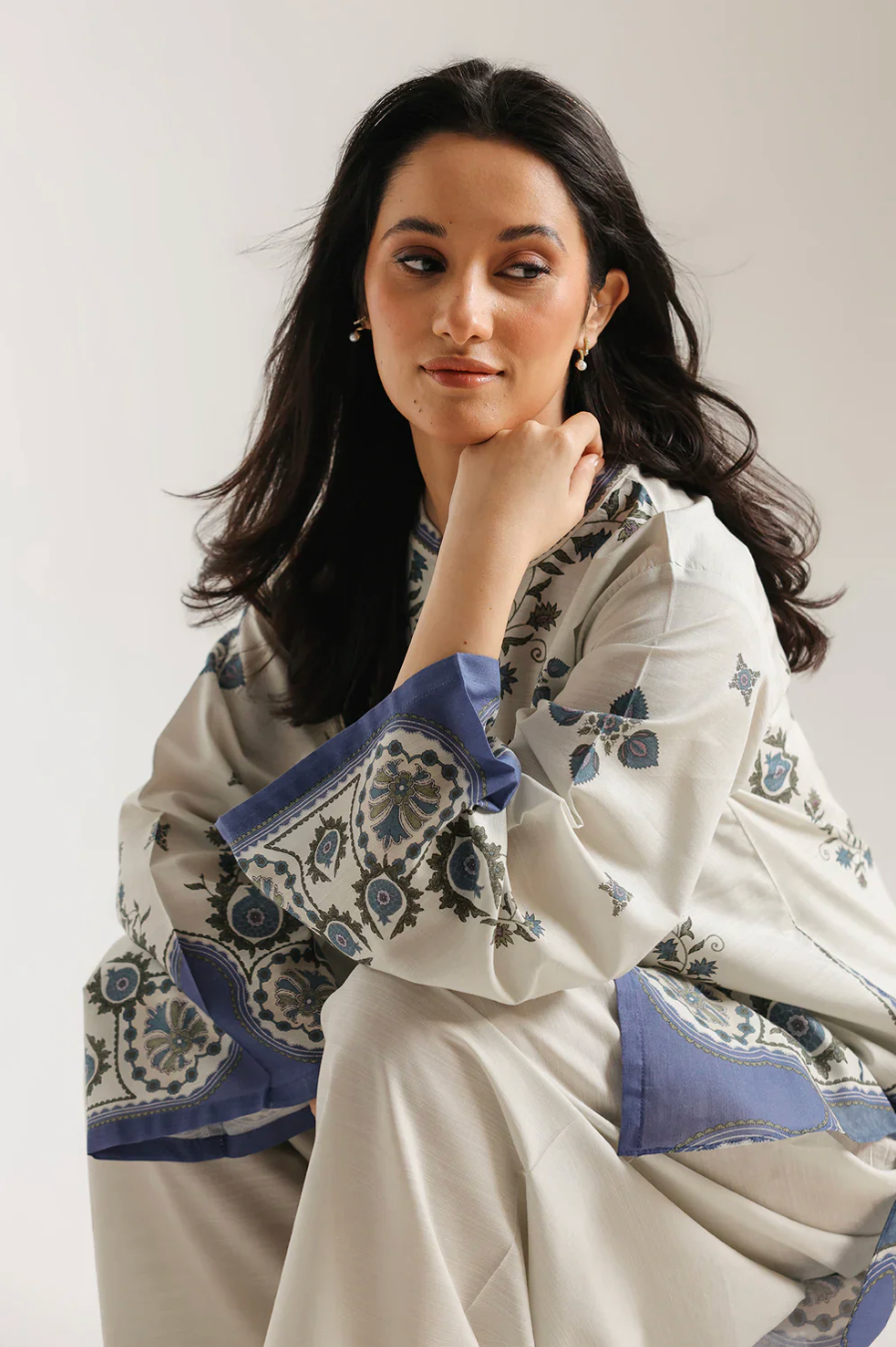 Misty Blue Kurta Set