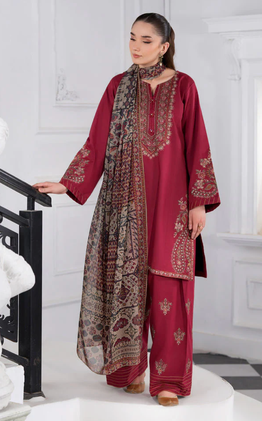 Abira Emb Farshi PLazo 3pc