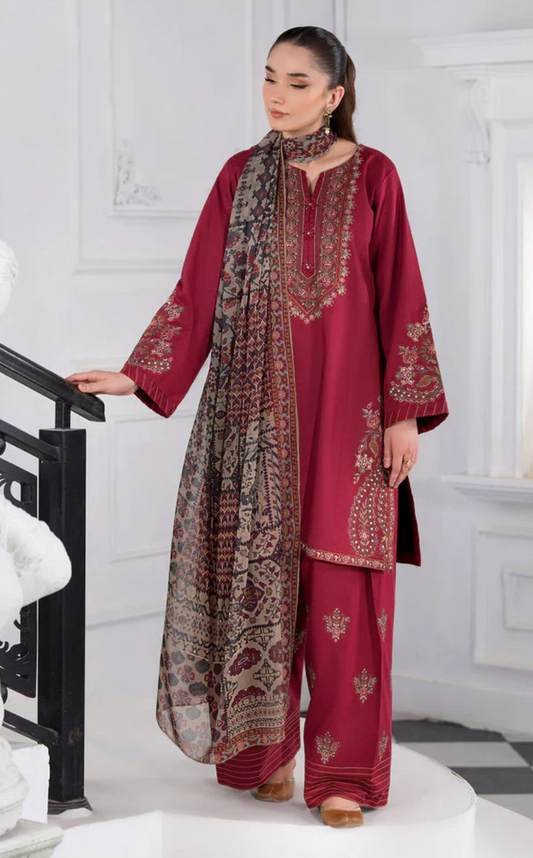 Abira Emb Farshi PLazo 3pc