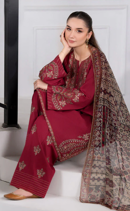 Abira Emb Farshi PLazo 3pc