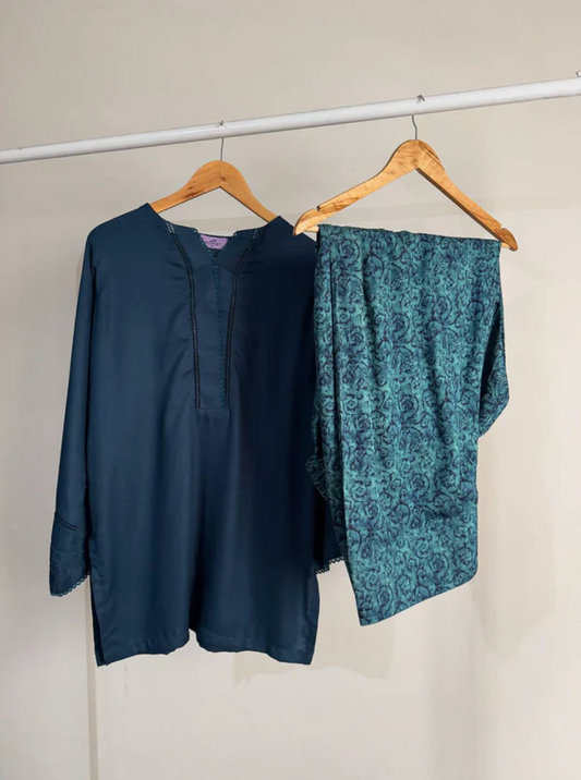 BLUE SET ( FARSHI SHALWAR )